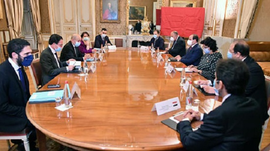 Egypt’s Sisi, Frances FM discuss East Med, Libya, Syria
