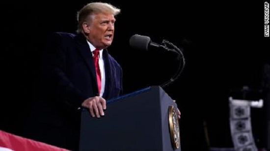 Trump went down to Georgia, pretending to care about democracy