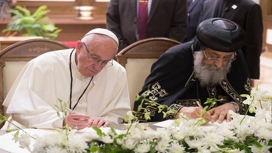 Pope Tawadros denies rumors about agreement on the unity of the baptism with the Vatican
