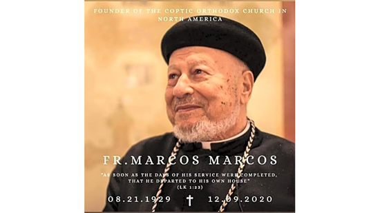 Minister of Immigration mourns the first Egyptian Orthodox priest in Canada and North America