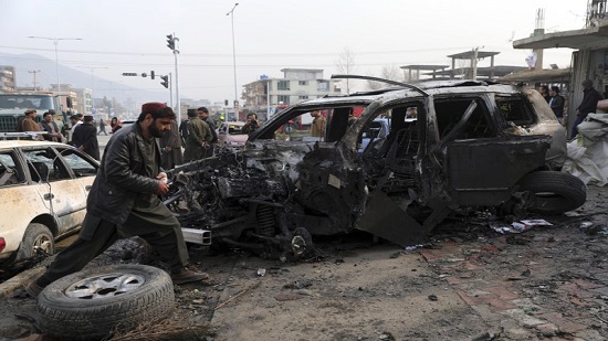Official: Large car bomb kills 9 in Afghan capital
