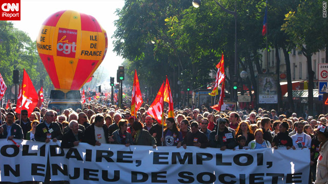 French strike enters second day