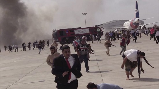 Yemeni officials: Blast at Aden airport kills 25, wounds 110