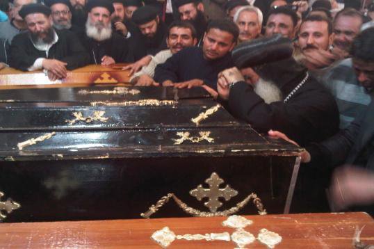 Egypt court postpones trial of Copts murder suspects