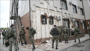 Gunmen attack Chechen parliament in Grozny