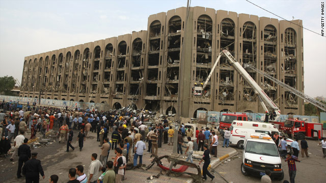 Death toll past 100 in Baghdad bombings