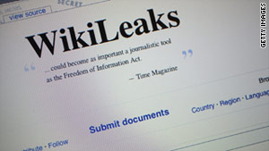US condemns Wikileaks diplomatic cables release

