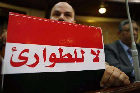 NGO files case against Egypt's emergency law	