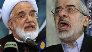 Iran's two opposition leaders, their wives are placed in safe house
