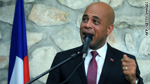 Former pop star to be sworn in as Haiti's new president
