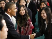 Obama presses China over rights 
