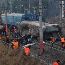 Deadly train crash in Russia: Police find bomb traces