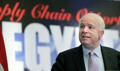 Brotherhood denies McCain allegations it helped US NGO workers leave Egypt