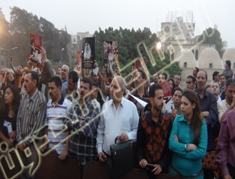 Maspero Youth hold memorial service for the Pope in the fortieth day 