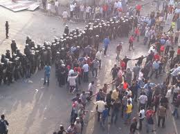 Shubra: A demonstration to support the Egyptian Army 