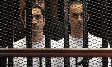Mubarak requests his elder son in Tora prison hospital
