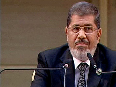 Egypt's Morsy Opposes Foreign Intervention in Syria