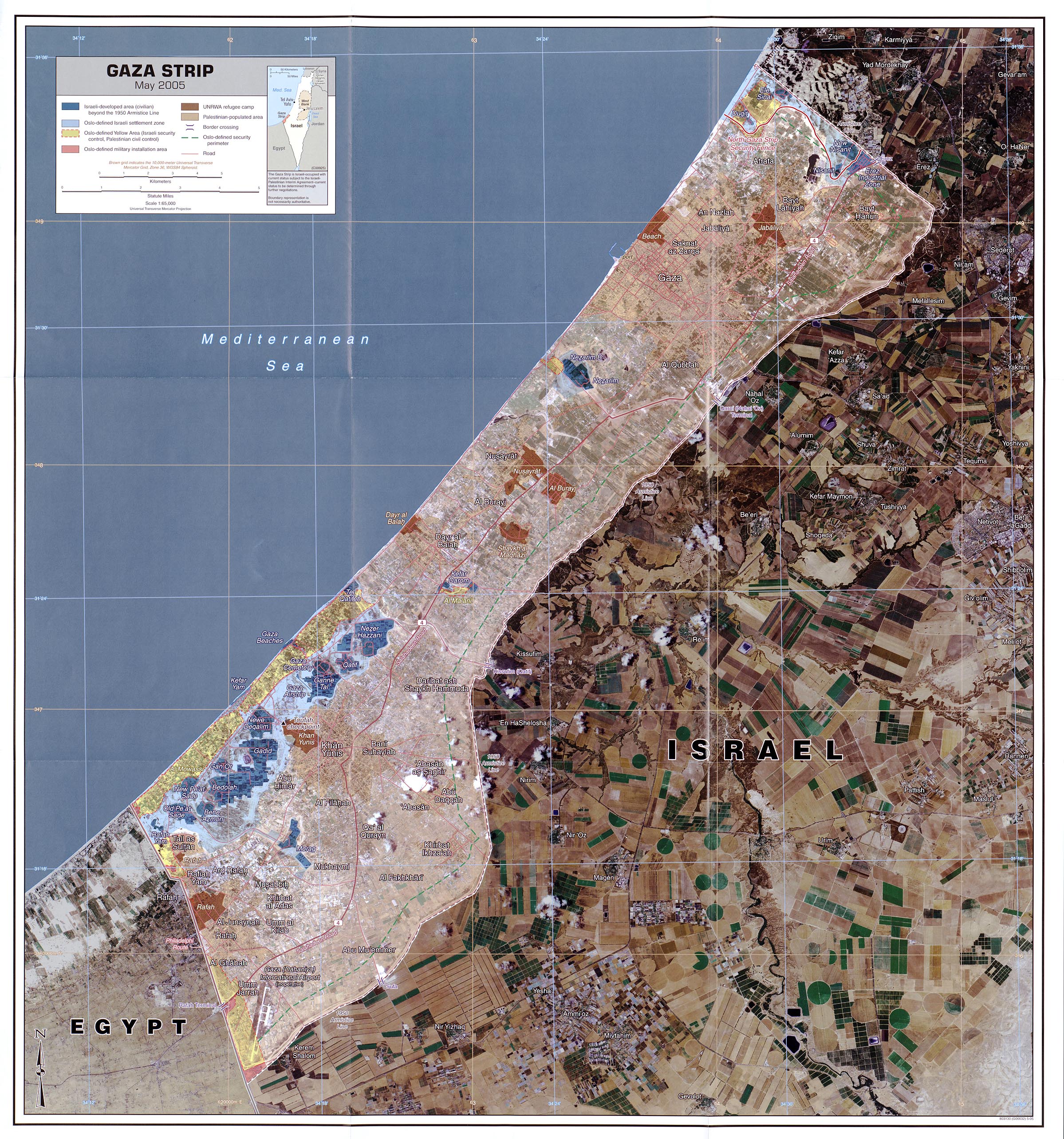 Gaza War Map