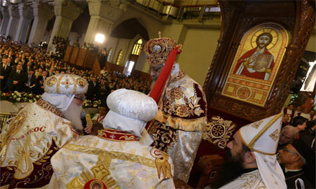 Egyptian Copts welcome new pope at emotional ordination ceremony
