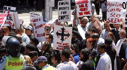 Religious protest comes to Melbourne's streets