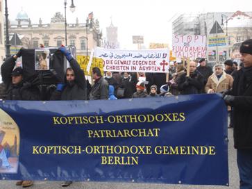  Demonstrations of copts in Berlin