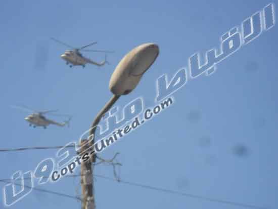 Military fighters celebrate victory of October 6th in Beni Suef