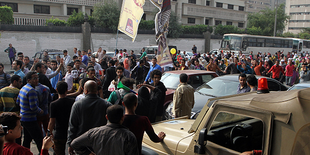 Security disperses MB march in Fayoum