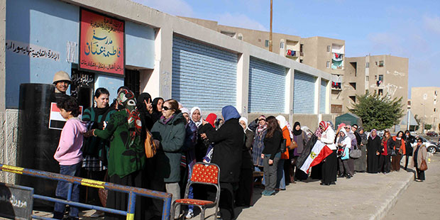 Egyptian women set an example for political optimism