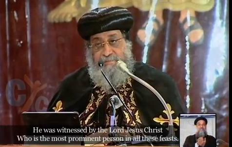 Pope Tawadros weekly sermon 22 Jan 2014: St John the Baptist