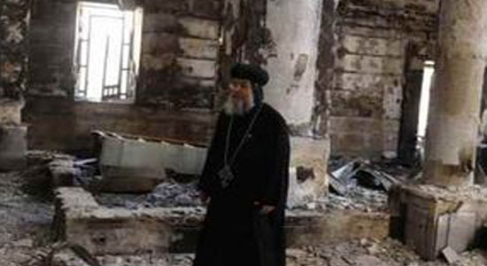 Accused of burning Baptist Church in Beni Mazar arrested