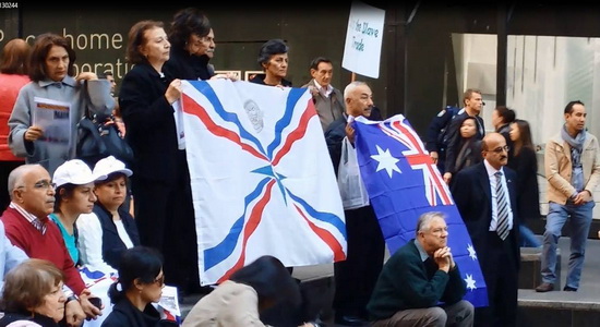 Christians in Australia protest against the persecution of Christians in the Middle East