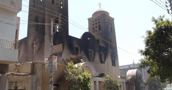 Two members of the Muslim Brotherhood arrested for burning church in Mallawy