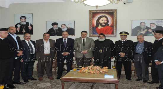 Alexandria security director visits the monastery of St. Mina 