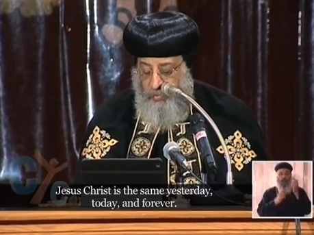 Pope Tawadros weekly sermon 26 November 2014: St.John the Chrysostom' Life
