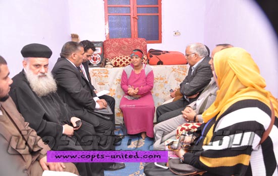 Mayor of Fashn city visits the family of child Abdel Massih