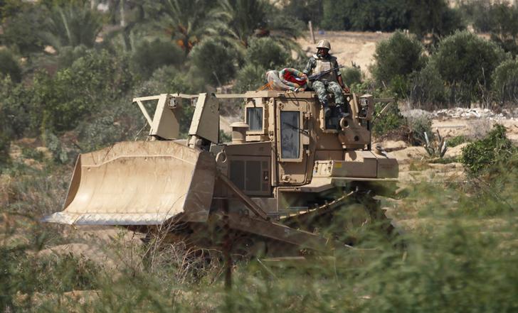 Explosion, gunfire along Egypt-Gaza border, no casualties