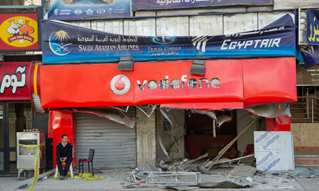 1 killed, 9 injured in series of blasts at mobile shops, 2 police stations in Giza