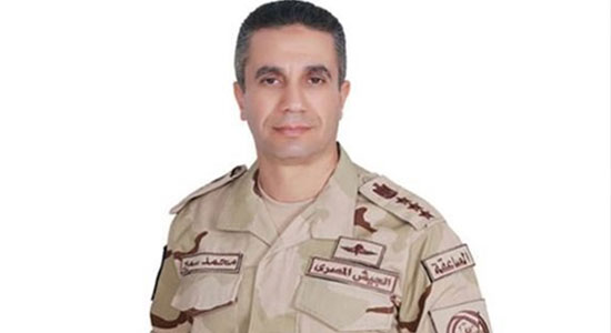 Military spokesman announce the results of security crackdown in Sinai