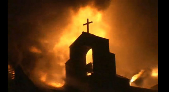 70 accused of burning churches stand before Military Courts