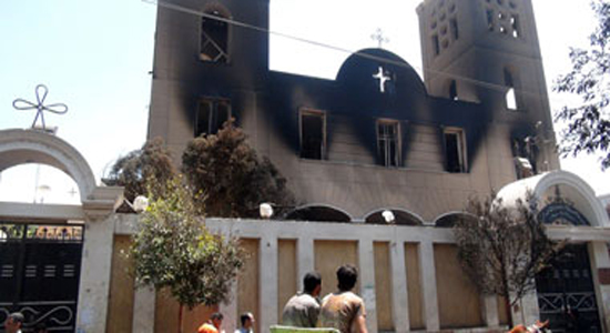 Police investigate shooting two churches at Fayoum