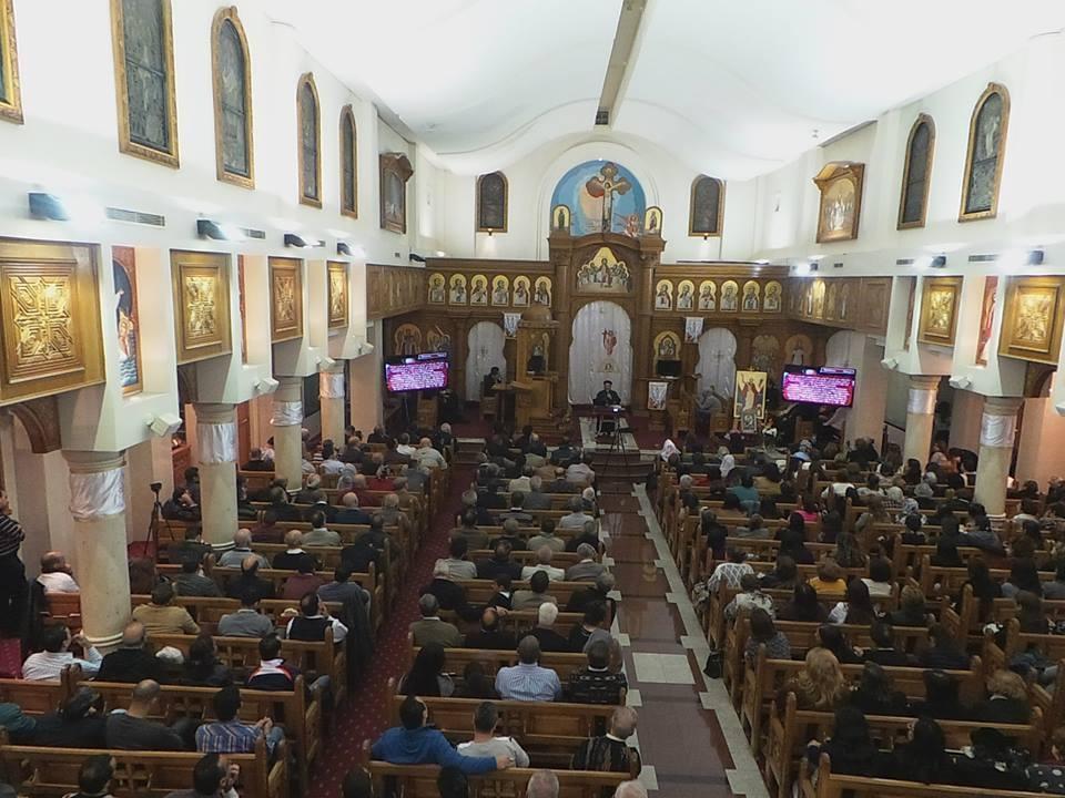 Thousands of Copts flocked  to hear Father David Lamai's sermon in Sydney
