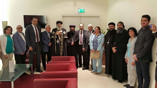 Pope Tawadros returns to Egypt after 18 days in Europe 