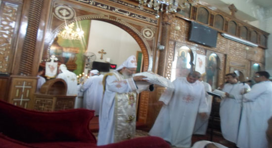 Coptic churches celebrated Pentecost feast