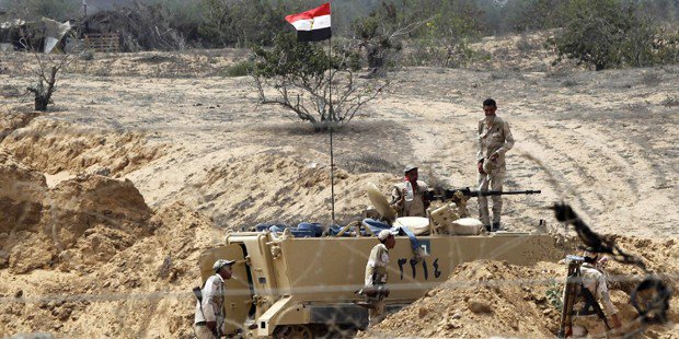 Attacks in Egypt’s north Sinai kill 1 soldier, wound 5
