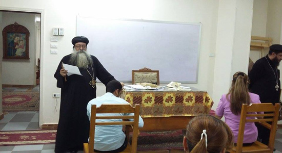 Abba Takla inspected Theological school exams in Deshna