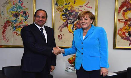 Egypt’s Sisi meets Angela Merkel in UN General Assembly