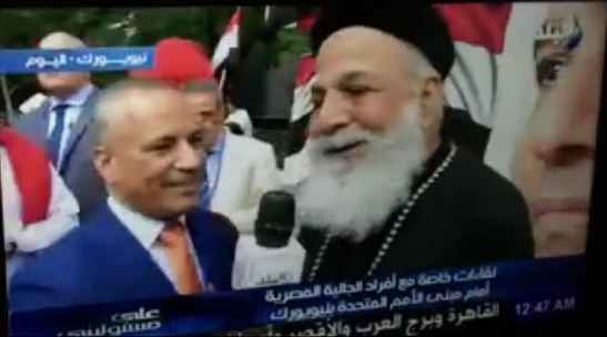 Coptic priest travels to America to support the President
