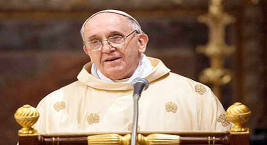 Pope Francis prays for Christians of the Middle East