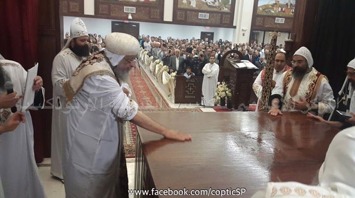 Pope Tawadros inaugurates the first altar in the United States