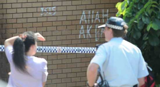 Islamists threw an explosive device at a Church in Australia